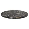 Pomax Concepts Modulaires-AGATA - dessus de table pour Granada - pierre d'agate - DIA 55 x H 4 cm - café