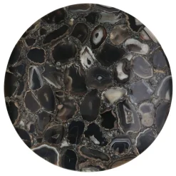 Pomax Concepts Modulaires-AGATA - dessus de table pour Granada - pierre d'agate - DIA 55 x H 4 cm - café