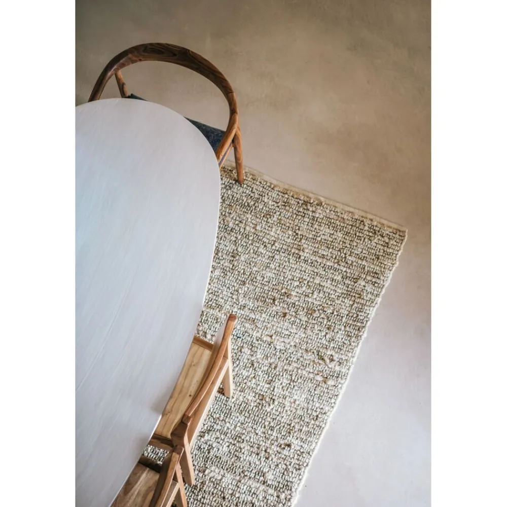 Pomax Chaises-ALBERTON - chaise - bois d'acacia - L 46 x W 47 x H 86 cm - naturel