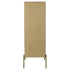 Pomax Armoires-ALFREDO - armoire - bois de mangier - L 40 x W 40 x H 145 cm - naturel
