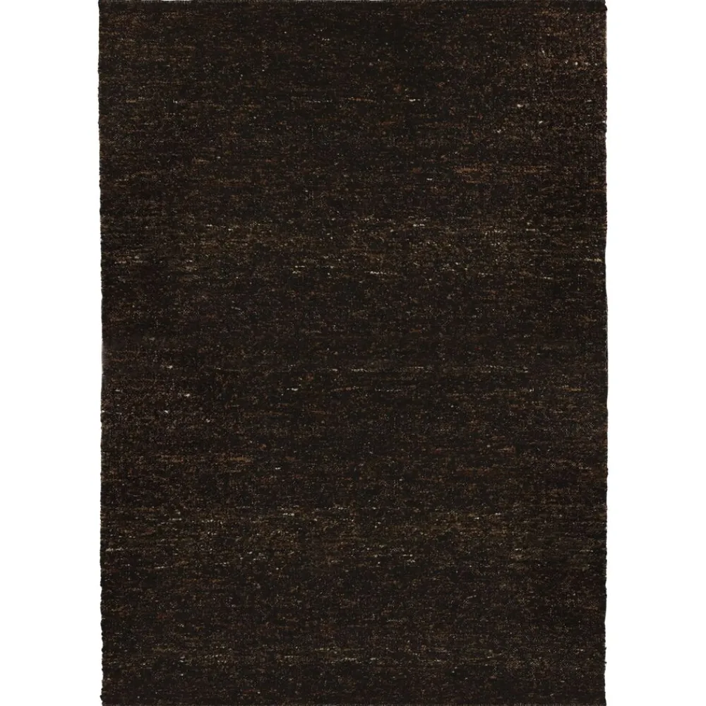 Pomax Tapis-ALICE - tapis à poils ras - laine - L 350 x W 250 cm (+ - 7 cm ) - brun