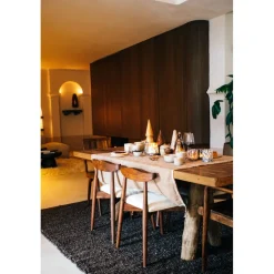 Pomax Tapis-ALICE - tapis à poils ras - laine - L 300 x W 200 cm (+ - 7 cm ) - brun