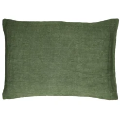 Pomax Coussins-ALPHA BASICS - coussin - lin - L 70 x W 50 cm - vert