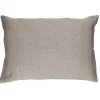 Pomax Coussins-ALPHA BASICS - coussin - lin - L 70 x W 50 cm - naturel