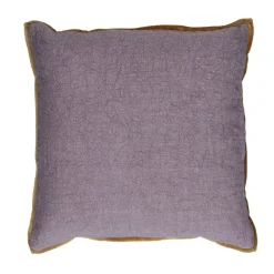 Pomax Coussins-ALPHA OPPOSITES - coussin - lin / coton - L 45 x W 45 cm - lavande