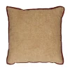 Pomax Coussins-ALPHA OPPOSITES - coussin - lin / coton - L 45 x W 45 cm - miel