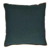 Pomax Coussins-ALPHA OPPOSITES - coussin - lin / coton - L 45 x W 45 cm - teal