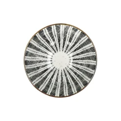 Pomax Vaisselle-ALTO - bol à céréales - porcelaine - DIA 12 x H 6 cm - noir/blanc