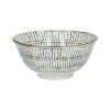 Pomax Vaisselle-ALTO - bol à soupe - porcelaine - DIA 15,5 x H 7 cm - noir/blanc