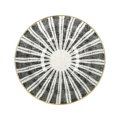 Pomax Vaisselle-ALTO - bol à soupe - porcelaine - DIA 15,5 x H 7 cm - noir/blanc