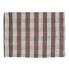 Pomax Linge De Table-AMALIA - nappe de table - lin - L 350 x W 170 cm - rouge