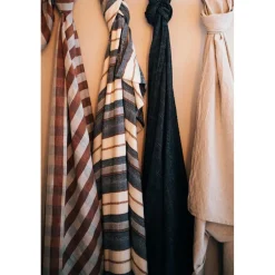 Pomax Linge De Table-AMALIA - nappe de table - lin - L 250 x W 170 cm - rouge