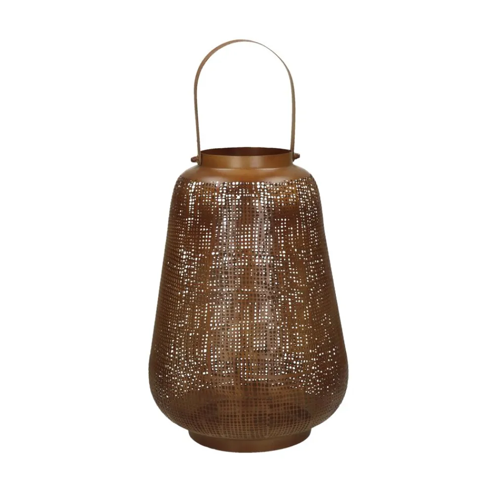 Pomax Lanternes-AMANI - lanterne - métal - DIA 25 x H 35 cm - rouille