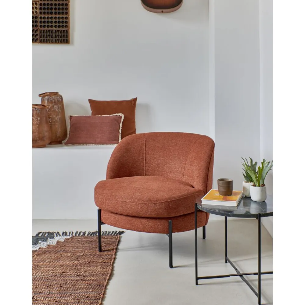 Pomax Lanternes-AMANI - lanterne - métal - DIA 25 x H 45 cm - rouille