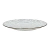 Pomax Vaisselle-ANAFI - assiette à dessert - porcelaine - DIA 22 cm - bleu