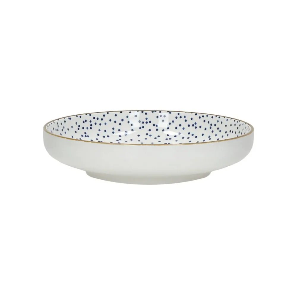 Pomax Vaisselle-ANAFI - blate - porcelaine - DIA 20,3 x H 4,5 cm - bleu