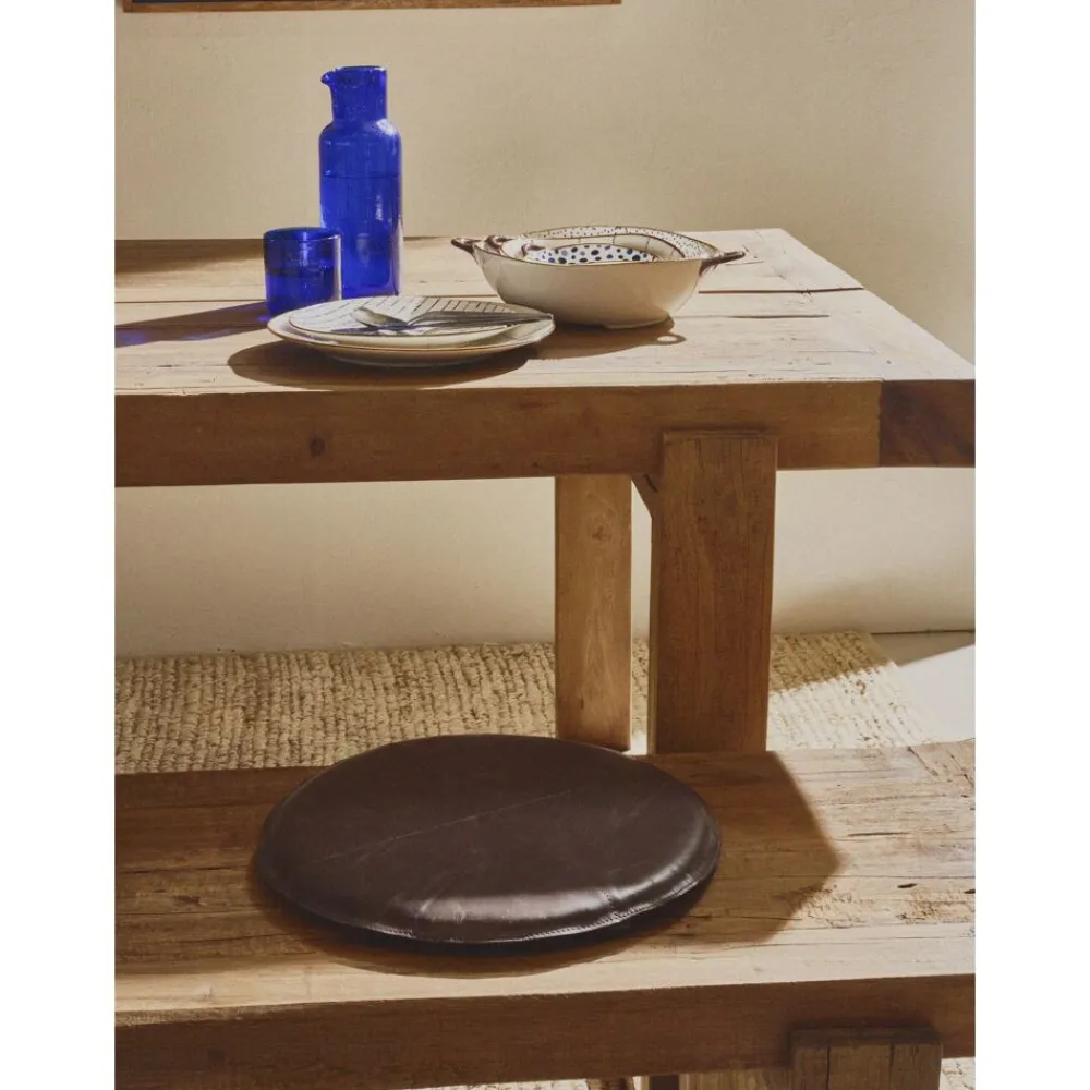 Pomax Tables-ANDALUCIA - table - bois récupéré - L 240 x W 90 x H 76 cm - naturel