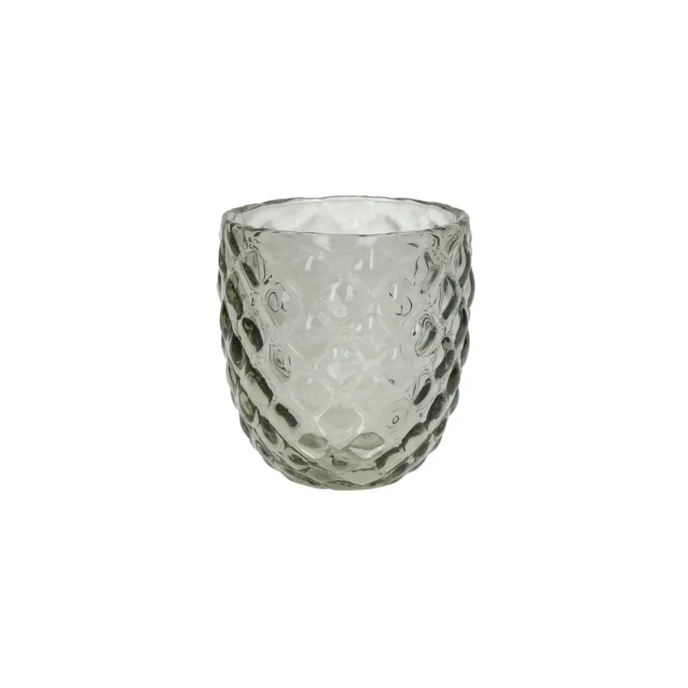 Pomax Photophores / T-lights-ANTIGUA - photophore - verre - DIA 10 x H 10 cm - transparent