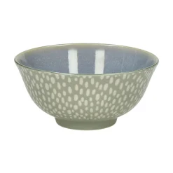 Pomax Vaisselle-ARITMO - bol à soupe - porcelaine - DIA 15 x H 7 cm - gris bleu