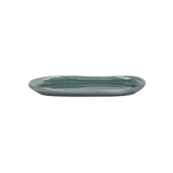 Pomax Vaisselle-AUDREY - assiette ovale - grès - L 22,5 x W 12 x H 2 cm - canard