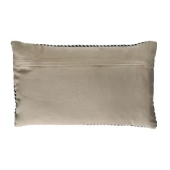 Pomax Coussins-AXUS - coussin - coton - L 50 x W 30 cm - noir/blanc