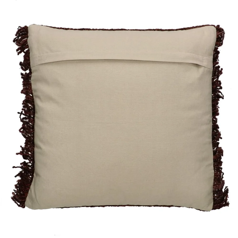 Pomax Coussins-AYALA - coussin - coton - L 45 x W 45 cm - rouille