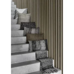 Pomax Coussins-AYALA - coussin - coton - L 50 x W 30 cm - tabac