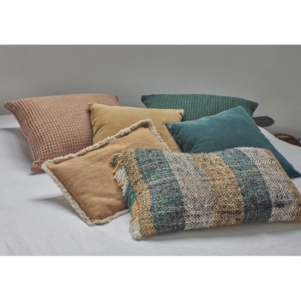 Pomax Coussins-AYALA - coussin - coton - L 60 x W 40 cm - mix de couleurs