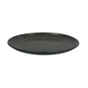 Pomax Vaisselle-BASALT - assiette à dessert - grès - DIA 21,5 x H 2,1 cm - noir