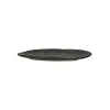 Pomax Vaisselle-BASALT - assiette ovale - grès - L 26,6 x W 11 x H 2,5 cm - noir