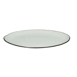 Pomax Vaisselle-BASIL - assiette plate - porcelaine - DIA 26 cm - blanc