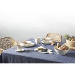 Pomax Vaisselle-BASIL - bol à pâtes - porcelaine - DIA 23 x H 9,7 cm - blanc