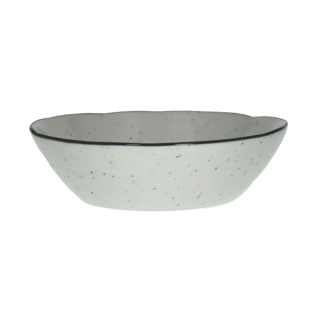 Pomax Vaisselle-BASIL - bol à soupe - porcelaine - DIA 18 x H 5 cm - blanc