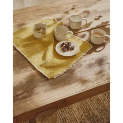 Pomax Vaisselle-BISCOTTI - assiette apéritif - porcelaine - DIA 14,6 x H 2 cm - gris/beige