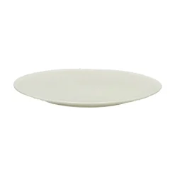 Pomax Vaisselle-BISCOTTI - assiette plate - porcelaine - DIA 26,8 x H 2 cm - écru