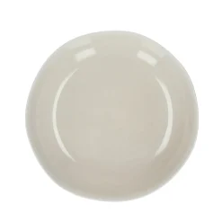 Pomax Vaisselle-BISCOTTI - blate - porcelaine - DIA 22,8 x H 4,5 cm - gris/beige