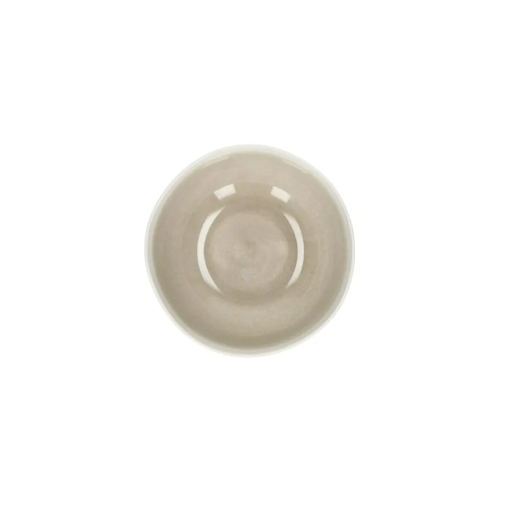 Pomax Vaisselle-BISCOTTI - bol à céréales - porcelaine - DIA 12,2 x H 5,2 cm - gris/beige