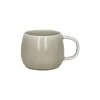 Pomax Vaisselle-BISCOTTI - mug - porcelaine - DIA 8,5 x H 8 cm - gris/beige