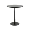 Pomax Tables-BISTRO - table apéro - marbre / métal - DIA 50 x H 60 cm - noir