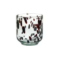 Pomax Photophores / T-lights-BIZOTTI - photophore - verre - DIA 9 x H 10 cm - brun