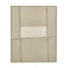 Pomax Tableau / Déco Murale-BLANCHE - toile avec cadre - bois de pin - L 80 x W 5 x H 100 cm - sable