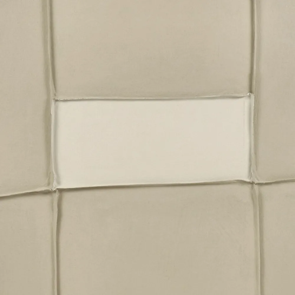 Pomax Tableau / Déco Murale-BLANCHE - toile avec cadre - bois de pin - L 80 x W 5 x H 100 cm - sable