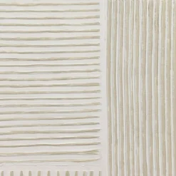 Pomax Tableau / Déco Murale-BLANCHE - toile avec cadre - bois de pin - L 80 x W 5 x H 100 cm - blanc