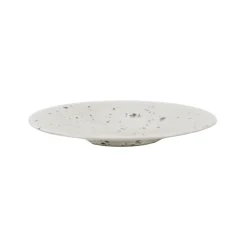 Pomax Vaisselle-BOSQUE - assiette à dessert - grès - DIA 22 x H 3 cm - blanc
