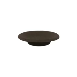 Pomax Vaisselle-BOSQUE - assiette apéritif - grès - DIA 13 x H 2 cm - brun
