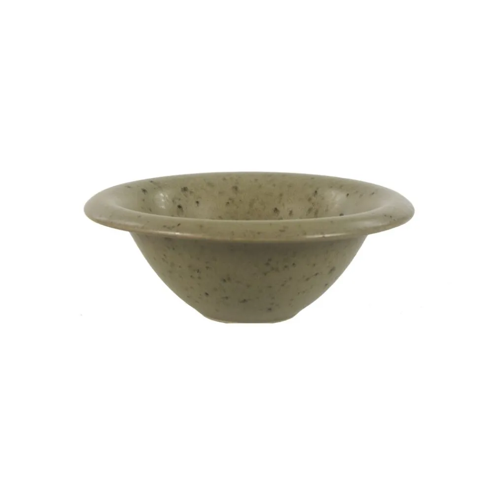 Pomax Vaisselle-BOSQUE - bol à céréales - grès - DIA 17 x H 6 cm - olive