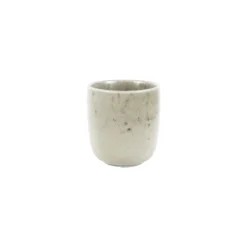 Pomax Vaisselle-BOSQUE - gobelet - grès - DIA 9 x H 10 cm - blanc
