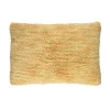 Pomax Coussins-BRINDISI - coussin - laine / jute - L 60 x W 40 cm - ocre