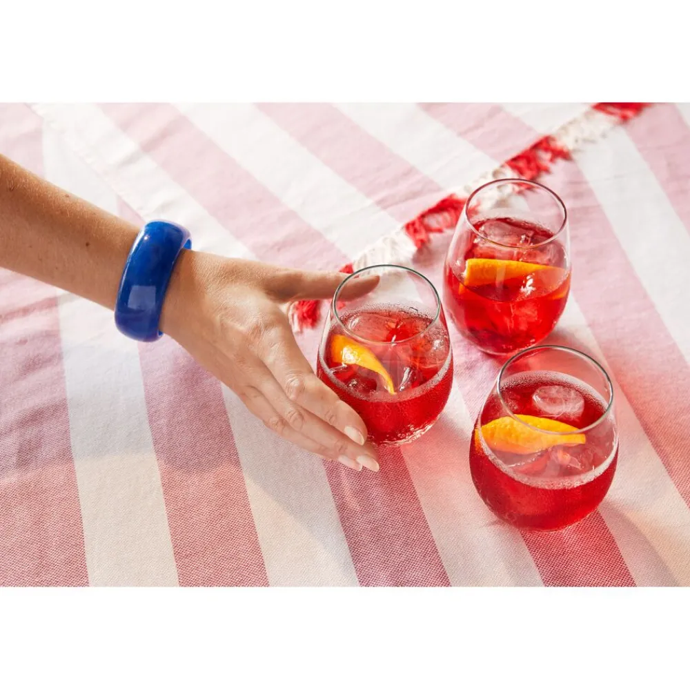 Pomax Verres-BUBBLE - verre à eau - verre - DIA 8,2 x H 11 cm - transparent