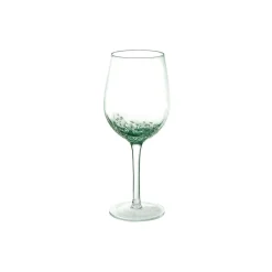 Pomax Verres-BUBBLE - verre à vin blanc - verre - DIA 8,5 x H 21 cm - vert pâle